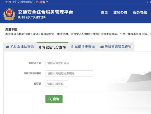 查询汽车扣多少分